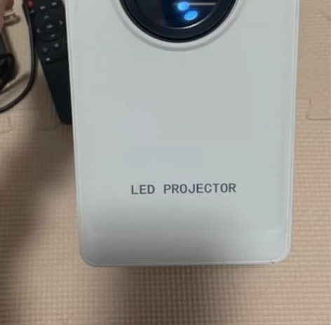 高清投影仪家用可连接手机便携式白色同屏款亦...