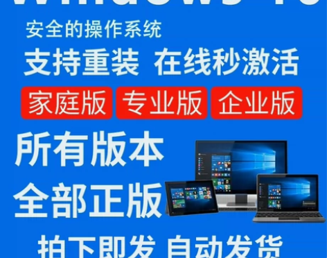 【正版密钥】~win10专业版激活码2元w...
