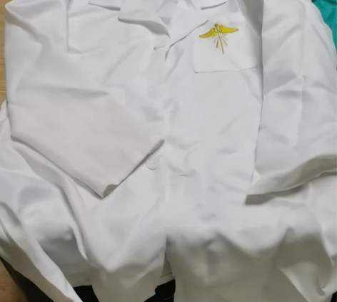 儿童医生服装防护白大褂演出服女孩宝宝过家家...