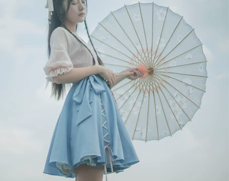 徐娇【织羽集】汉元素服饰  微雨 连衣裙两...