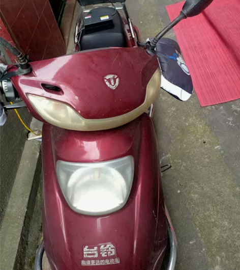 出一辆台铃电动车72V20A，电池去年9月...