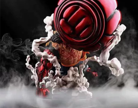 海贼航海王GK大猿王路飞四档手办带底座幻影...