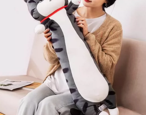 吾皇万睡长条抱枕90cm 25元出，可同城...