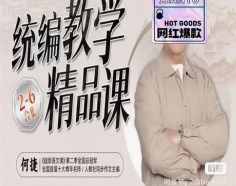 何捷老师统编教学精品课1-6段 教师技能提...