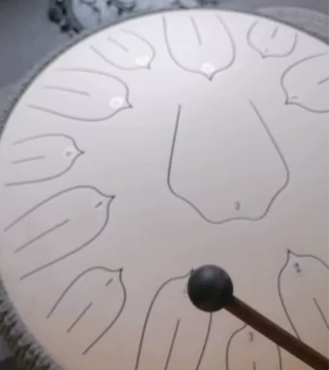 鲁蜀空灵鼓,15音。音色好,99新。带原包...