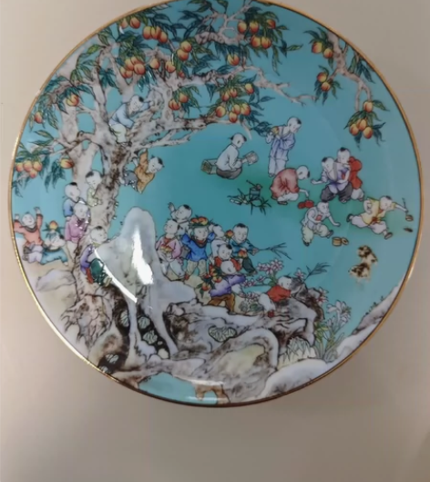 567十年代海外回流古玩瓷器大清乾隆年制粉...