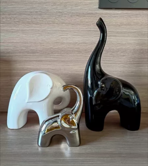 【便宜出】一批北欧风的外贸高档摆件招财象,...