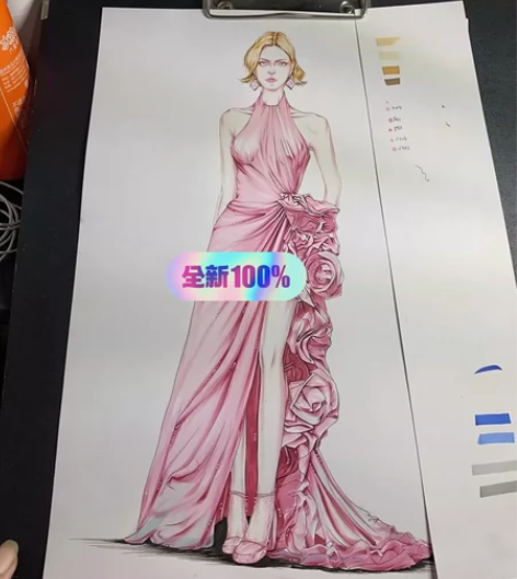 [1]服装设计效果图手绘代画   也可接急...