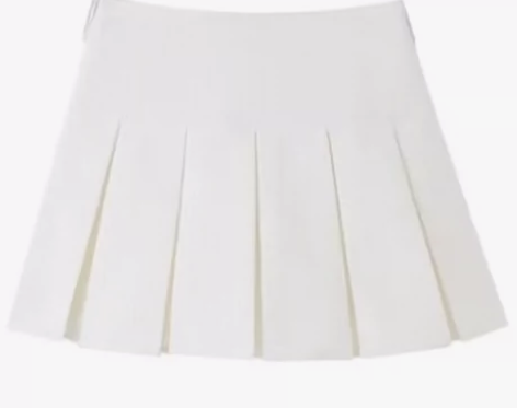 百褶裙白色 a字伞裙 m码 全新