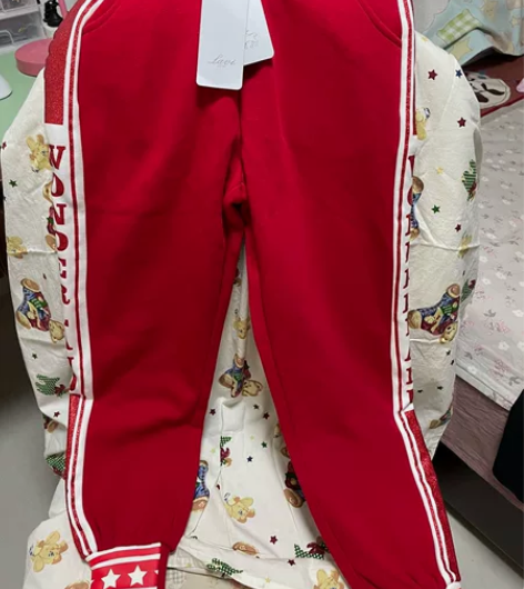 包邮 全新 儿童时尚运动裤 加绒款 号码1...