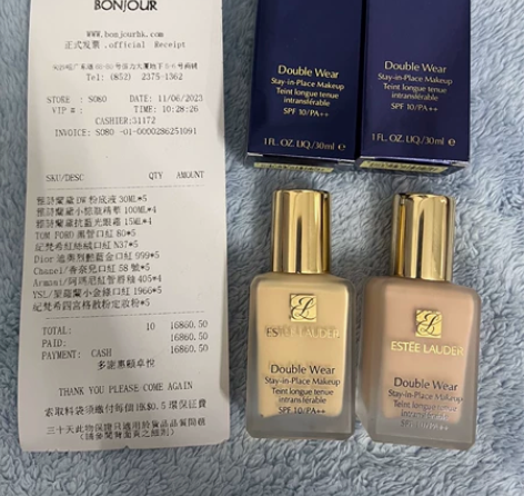 闲置出雅诗兰黛dw粉底液1w1 1w2 本...