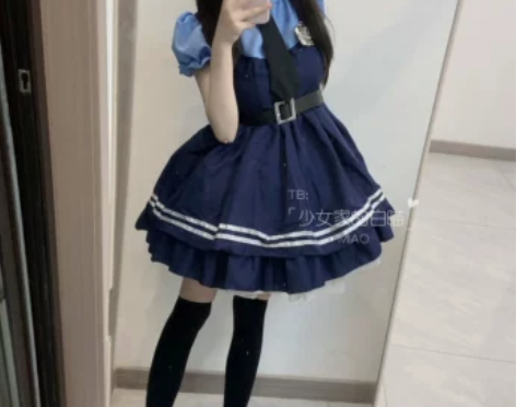 万圣节服装可爱萌系cosplay朱迪警官兔...