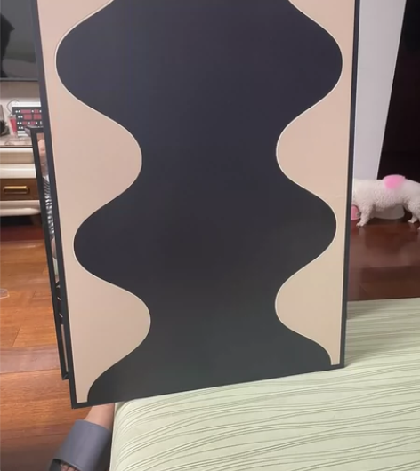 侘寂奶油风客厅装饰画ins卧室床头挂画简约...