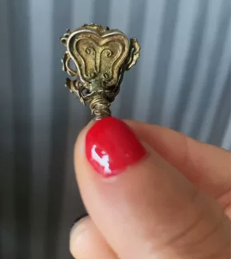 清代老银鎏金发簪，堆丝.掐丝.绕丝.工艺独...