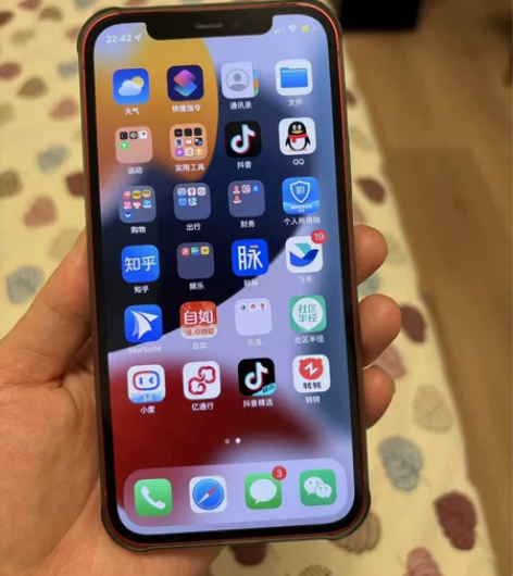 国行128g苹果12一直贴膜戴套使用，无任...