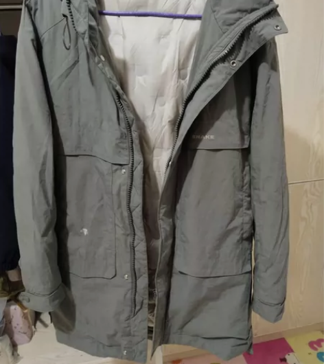 男士羽绒服,中长款,轻薄,快鱼买的小了,1...