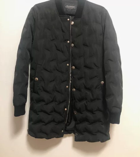 男轻薄中长款羽绒服，适合体重130斤左右穿...
