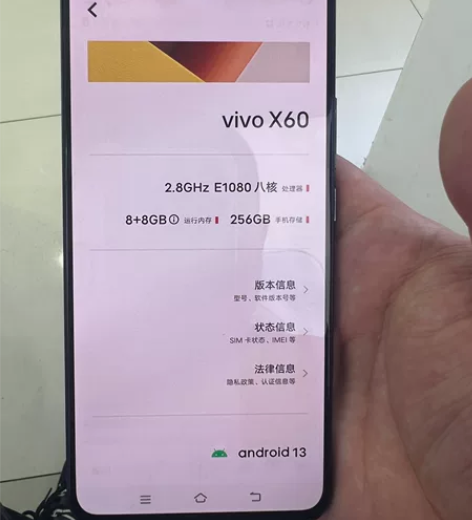vivoX60-8+256全原无修皮毛一般...