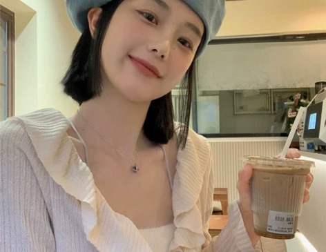 牛仔贝雷帽女2024春夏新款显脸小蓓蕾帽画...