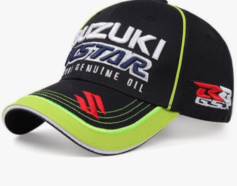 铃木机车帽子新款赛车帽子SUZUKI摩托车...