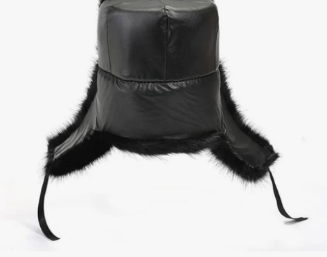 捡漏捡漏狐狸帽子男皮革毛雷锋帽貉子毛皮革加...