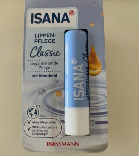 德国原装ISANA润唇膏 持久保湿修护滋润...