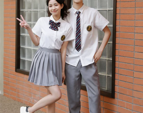 赵丽颖同款校服jk制服女夏季白衬衫百褶裙初...