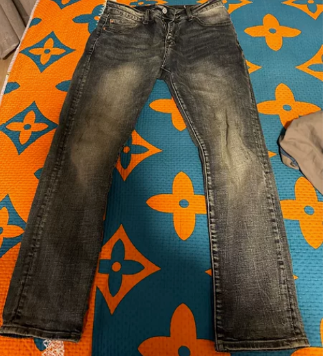 正品Levls牛仔裤男511复古蓝怀旧修身...