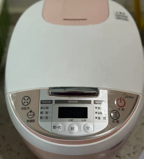 九成新美的电饭煲3升家用迷你小型多功能电饭...