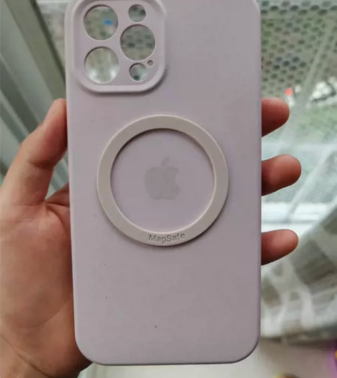 两个壳 苹果12Promax液态硅胶保护壳...