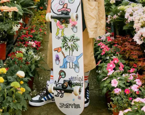 JUSTICE专业滑板 X yewanzi...