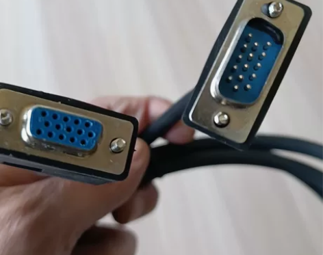 电脑显示器vga延长线公对母15针转15孔...