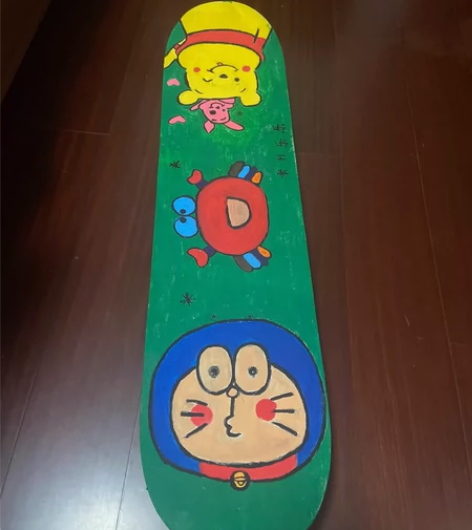 自己diy的滑板 感兴趣的话点“我想要”和...