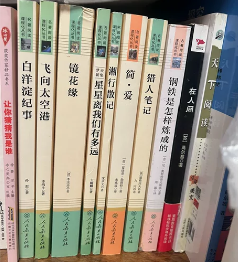 初中必读书籍 9新 10元一本 一共11本...