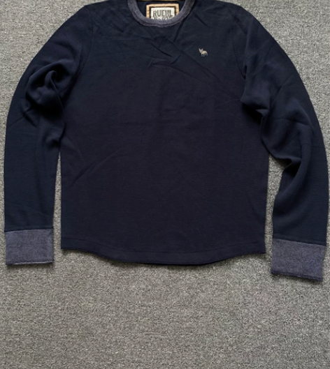 稀有Ruehl鲁尔AF长袖T恤打底衫纯棉华...