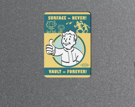 *fallout周边辐射冰箱贴磁性贴避难所...