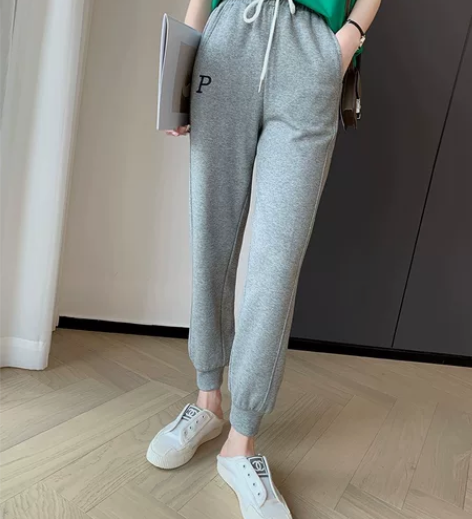 全新灰色松紧腰薄款运动裤 淘宝购入，购买截...