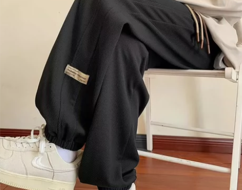 【春季新款】华夫格裤子男春夏季休闲百搭卫裤...