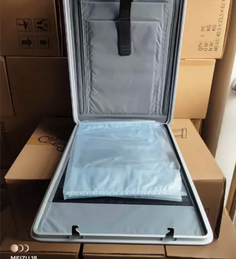 第三代全新行李箱前开拉杆箱全金属材质铝镁合...