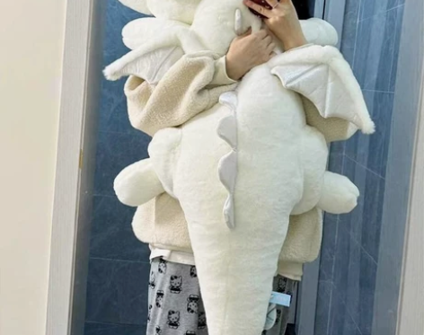 可爱小飞龙玩偶毛绒公仔睡觉抱枕超软恐龙娃娃...