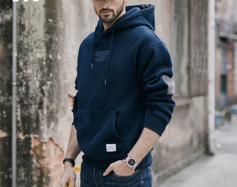 香港潮牌400g重磅卫衣男冬季加绒加厚休