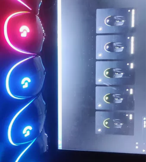 罗技g102鼠标 一代二代都有，鼠标为修复...