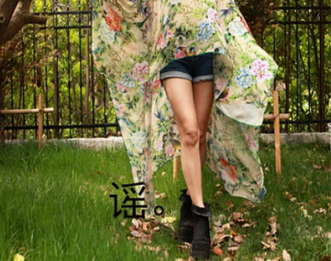 歌声*原创设计店-雪纺纱不规则衫  茉莉香...