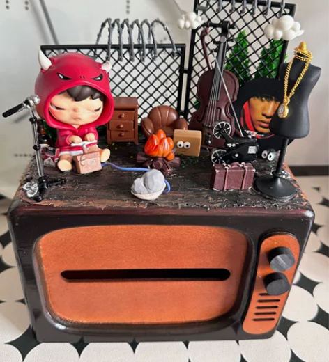 小野奶油胶纸巾盒逆周杰伦音乐盒手机支架号码...