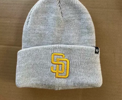 47brand美版MLB教士SD刺绣球队毛...