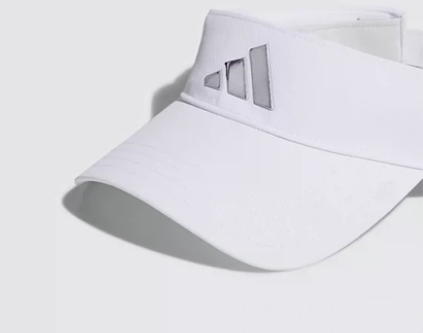 阿迪达斯空顶高尔夫遮阳帽，白色，全新未拆，...
