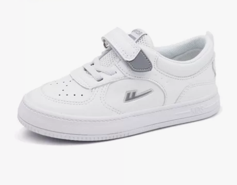 ?回力（Warrior）男女童校园小白鞋魔...