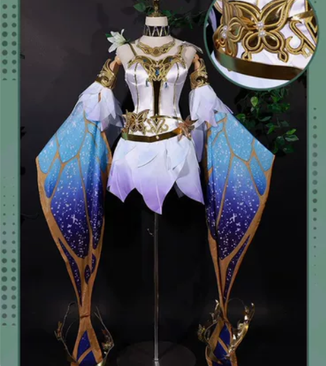 【全新包邮】王者荣耀COS服貂蝉新版金色仲...