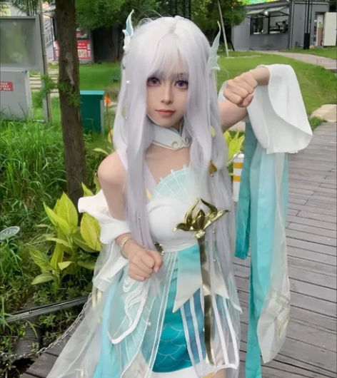 全新现货 王者荣耀cos服 西施新皮肤游龙...