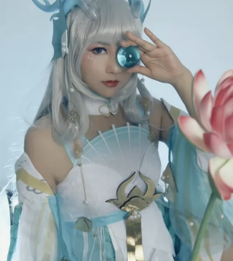 王者荣耀cosplay 西施游龙清影cos...